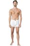 2 Pieces of 100% Cotton White Men's Boxers