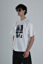 Not dangerous white oversize design men's t-shirt coc1395 - 3