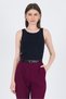 Black Halter Neckline Body Fitting Bottom Snap Body 9198m