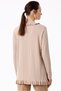 Ruffle Detailed Rayon Cardigan Beige - 4