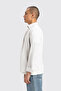 White Long Sleeve Men's Linen Shirt - 3