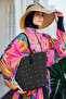 Stoned Straw Bag Beach Bag 2006 Black