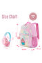 17" Set of 4 Backpack w/ BT Headset, Lunch Bag and Pencil Case-Sugar Pop Pink - 8