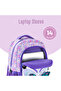 18" Set of 5 Backpack w/ Water Bottle, Lunch Box, Lunch Bag and Pencil Case-3D Butterfly Purple - 6