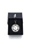 Vintage Retro Roman Numeral Embroidered Pocket Watch Black - 3