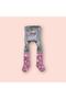 Baby Girl Butt Patterned Thick Winter Towel Pantyhose 3-Piece - 3