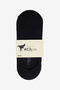 Men's Black Cotton 5-Piece Flexible Ballerina Socks - 2