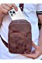 Genuine Leather - Hanger - Front Back Zipper - Shoulder Bag 1011 - 2