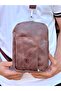 Genuine Leather - Hanger - Front Back Zipper - Shoulder Bag 1011