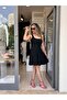 Thick Strap Flared Dress - 2