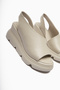 Lima Beige Thick Soled Open Toe Women's Sandals Opportunity Product
