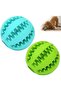 Dog Toy Ball, Nontoxic Bite Resistant Toy Ball Tooth Cleaning Ball, Training Toy Ball