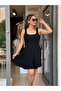 Thick Strap Flared Dress - 3