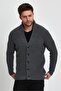 BUTTONED CYCLANIC KNITTED CARDIGAN (E23-6705) - 2