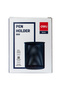 E909 Pen Holder Φ84×106mm Mesh Steel Ideal for Office Desktop – Black - 5