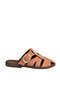 U458334202 Tan Suede Closed Front Women's Slippers - 4
