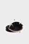 Black Sequined Metal Clip Chain Evening Dress Bag - 4
