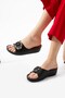 Sahra Women's Buckle Soft Lightweight Comfortable Sole Daily Out Home Slippers Anatomical Women's Slippers - 5