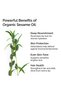 Cold-Pressed Organic Sesame Seed Oil 30ml – Natural Care for Skin & Hair | Deep Nourishment & Glow - 8