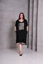 Viscose Oversize Dress Leopard and Stone Detail - 2