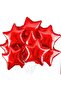 3 Pieces Star Foil Balloon Red 18 Inc - 3