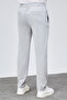 Men's Seasonal Gray Relaxed Fit Elastic Waist Lace-Up Double-Leg Jogger Pants Bolt-1998 - 7