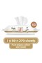 Baby Wet Wipes Organic Cotton Baby Wet Wipes 3 Pack of 90 (90x3) 270 Sheets - 2
