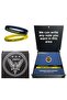 Licensed Yellow Navy Blue Wooden Boxed Bracelet