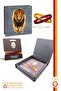 Lion Printed 2-Piece Bracelet - Wooden Box