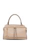 Beige-Burgundy Women's Messenger Bag Us25556