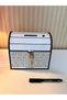 Target Piggy Bank - Parabox Wooden Type Box 10,000 Tl Large Size (Grey-White) with Pen - 4