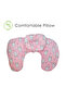 - Two Sided Portable Baby Bed Set - Pink - 4 Pcs - 2