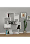 Barce Modern Bookcase Display Unit White