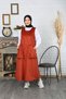 Double Pocket Salopette Velvet Dress - 2