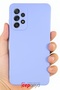 حافظة هاتف Galaxy A72 بتصميم إطلاق سطح داخلي من السيليكون المخملي - 4