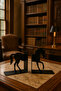 Metal Book Holder with Horse Figure Set of 2 – Decorative Table Top Bookshelf Accessory - 2