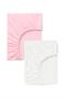 2 Pieces 40X80Cm 10cm Side Elastic Baby Bedsheet - Mother Combed Cotton Fabric