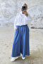 Filament Linen Skirt Trousers 8826 Indigo - 2