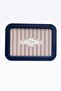 Ee169-5b Elegance Blue Patterned Rectangular Tray 32x43 Cm - 2