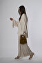 Women's Cotton Crew Neck Sleeve Tie up Loose Blouse Suit - 4