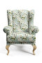 Elegant Flower Patterned Digital Printed Upholstery Sofa Fabric - 3