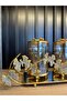 3-Piece Gold Spice Set – Glass Spice Jars with Lids - 5