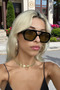 Wuhle Black Khaki Green Unisex Sunglasses - 3