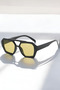 Wuhle Black Khaki Green Unisex Sunglasses - 5