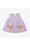 Organic Cotton Hand-Embroidered Lilac Girls Dress - 3