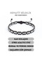 Hematite Bracelet - Lotus Black Silver Bracelet - Design Bracelet Special Cut Adjustable