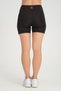 Women's Black Color Short Shorts Sports Leggings High Waist Double Pockets Gathering Fitness Yoga Hiking - 6