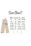 Women's Beige Sofia Linen Double Pocket Wide Leg Trousers - 5