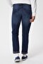 Harry Men's Straight Regular Cut Regular Waist Straight Leg Jean Trousers Blue - 4