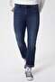 Harry Men's Straight Regular Cut Regular Waist Straight Leg Jean Trousers Blue - 2